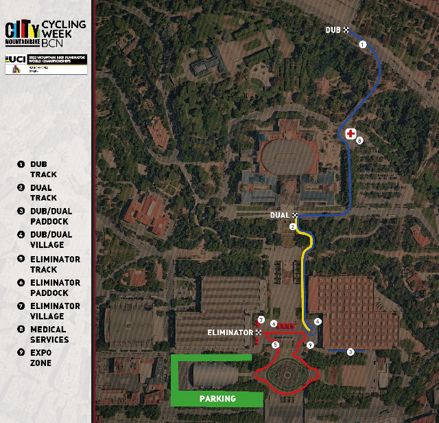 recorridos DUB Eliminator Barcelona 2022