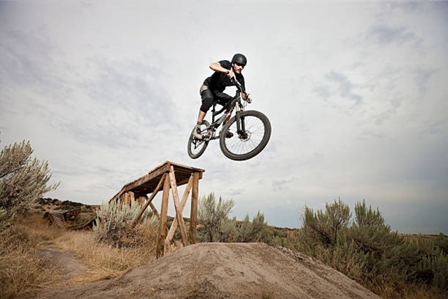 saltos en bici