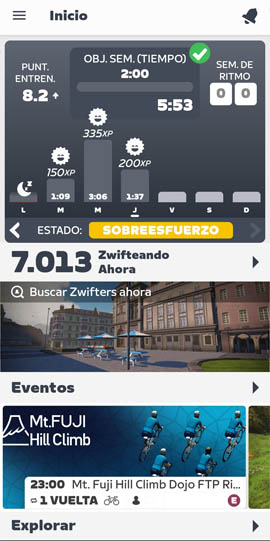 Novedades en Zwift Companion