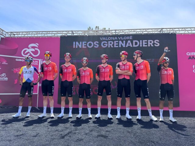 Imagen del Giro de Italia 2025. Foto: INEOS GRENADIERS/@INEOSGrenadiers