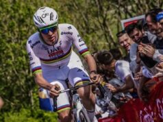 Tadej Pogacar en la Redoute. Foto: Sprint Cycling