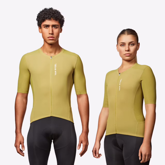 Maillot Ciclismo carretera Racer 2 unisex verano. Foto: Decathlon